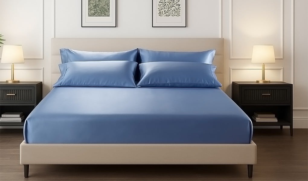 Silk bedding