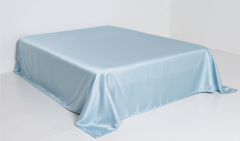 silk flat sheets