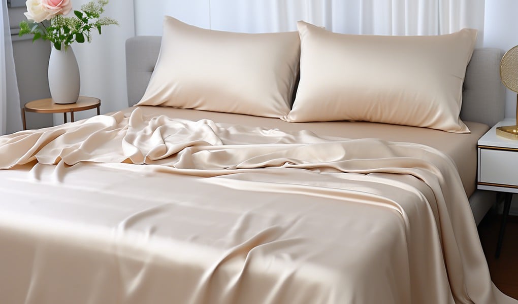 silk flat sheets