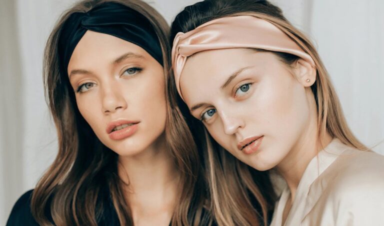 RED SILK HEADBAND main image 0