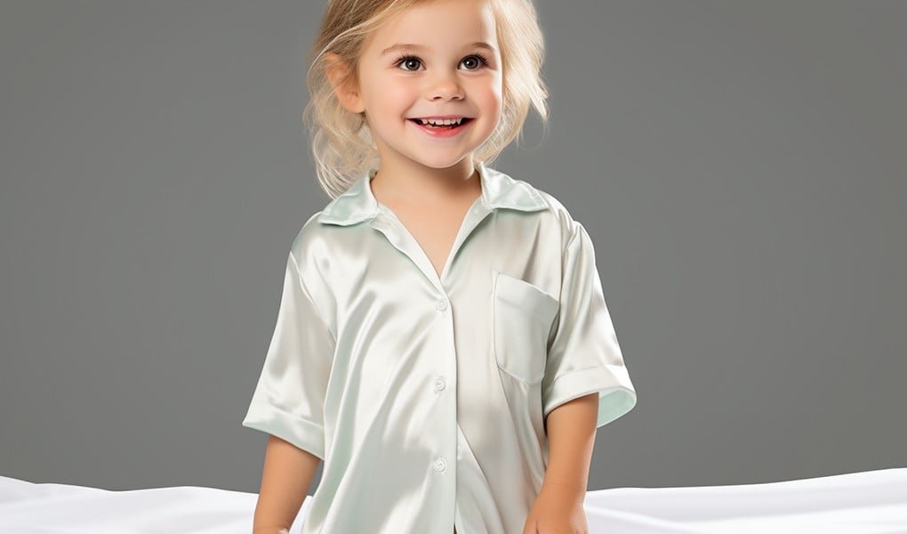 silk kids sleepwear