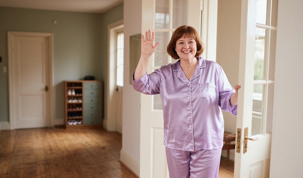 sun protection uv-resistant silk loungewear