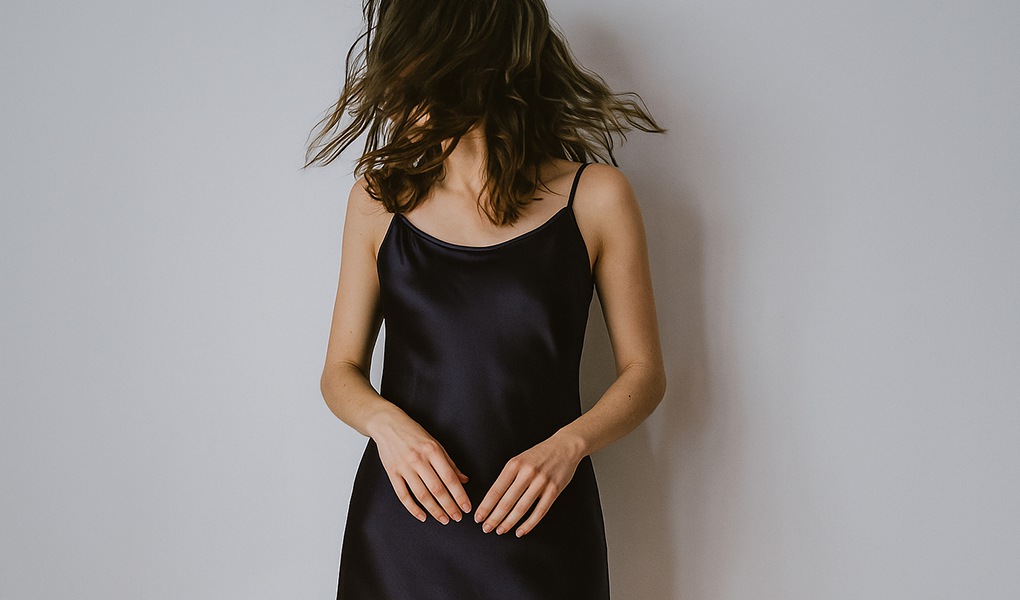 silk nightgown