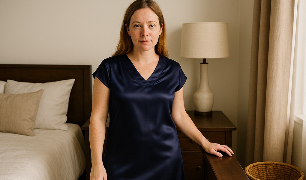 silk nightgowns