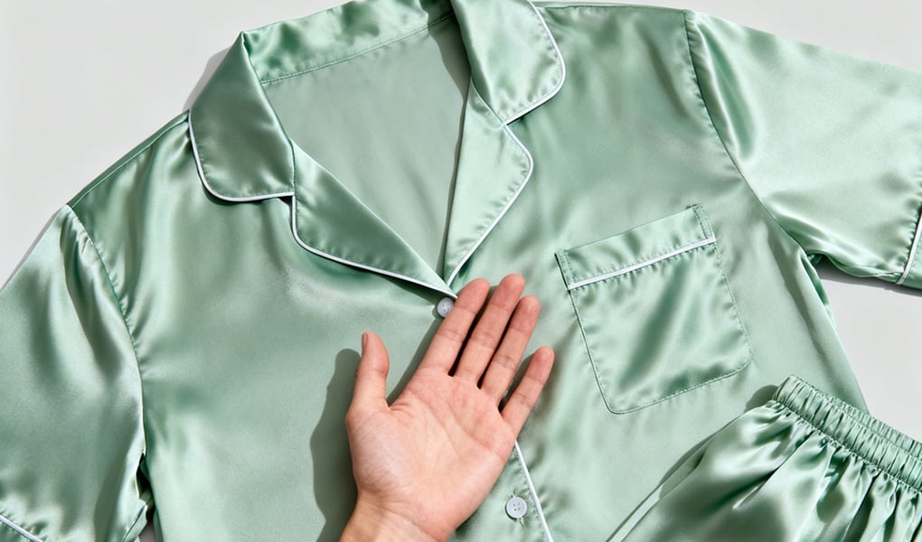 silk pajamas