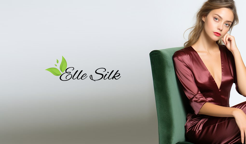 wine silk pajama sets