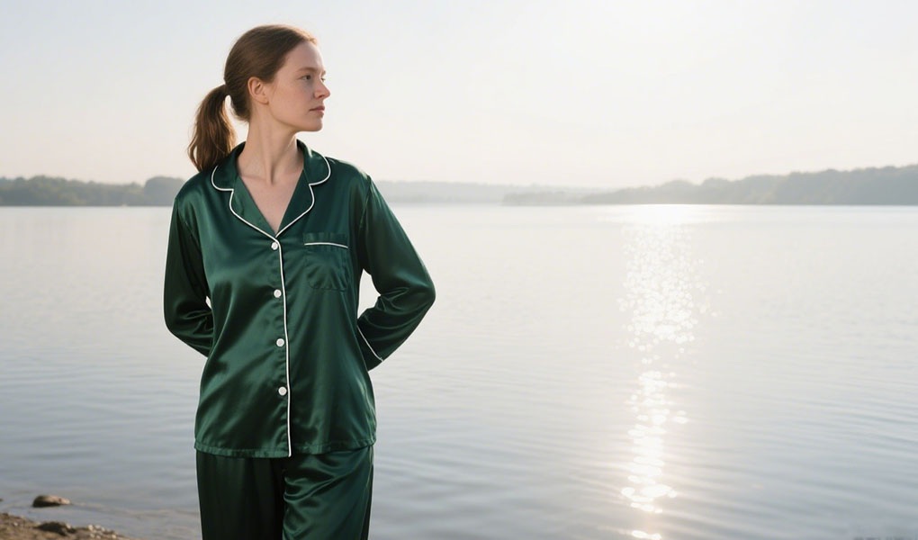 silk pajamas valentine’s gift for her
