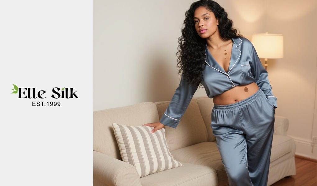 silk pajamas