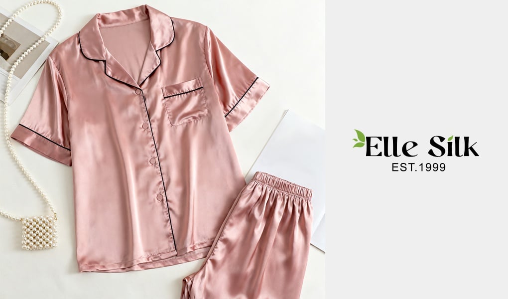 silk pajamas