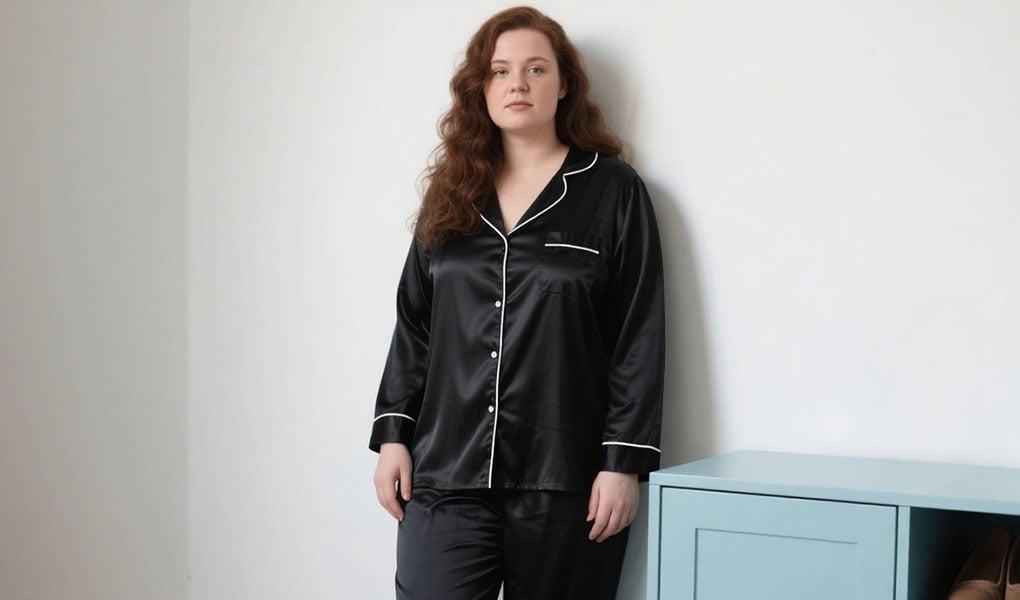 silk pajamas