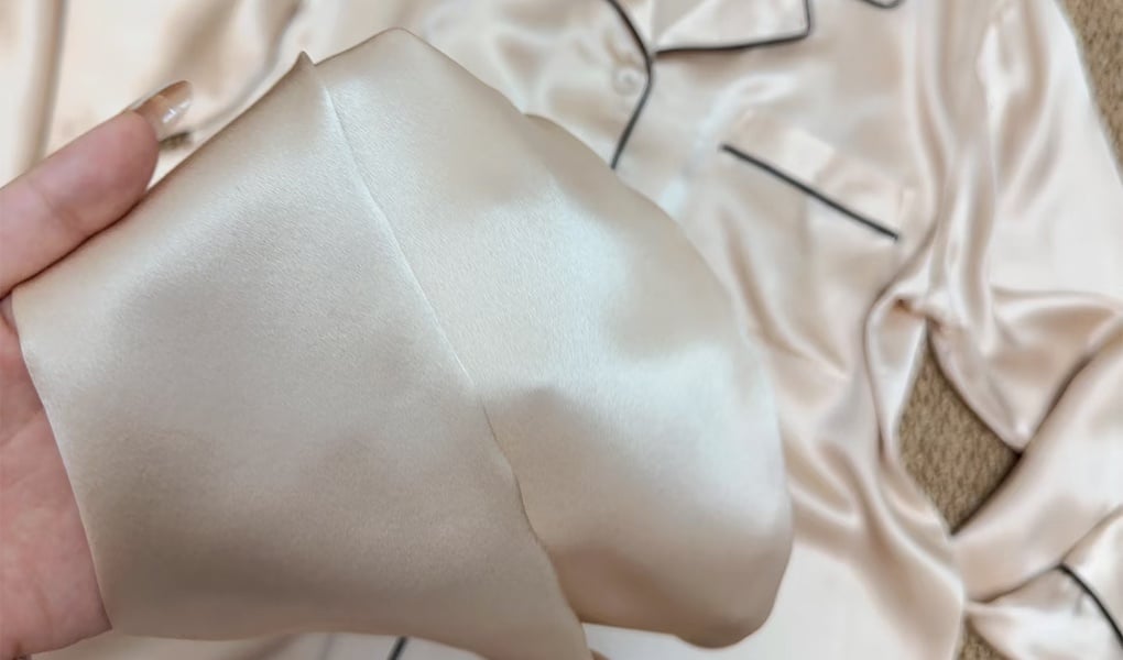 silk pajamas