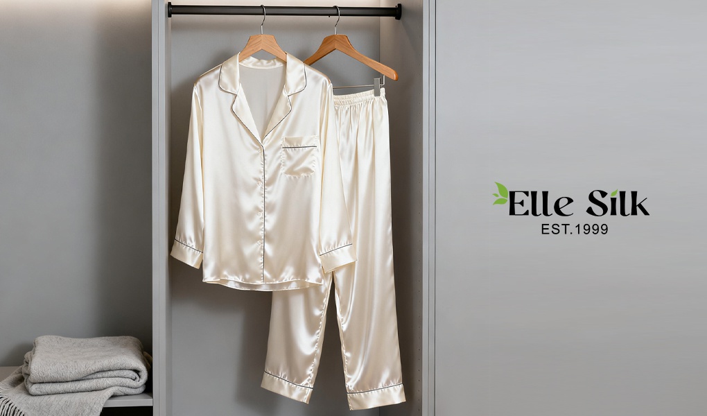 silk pajamas for different skin tones