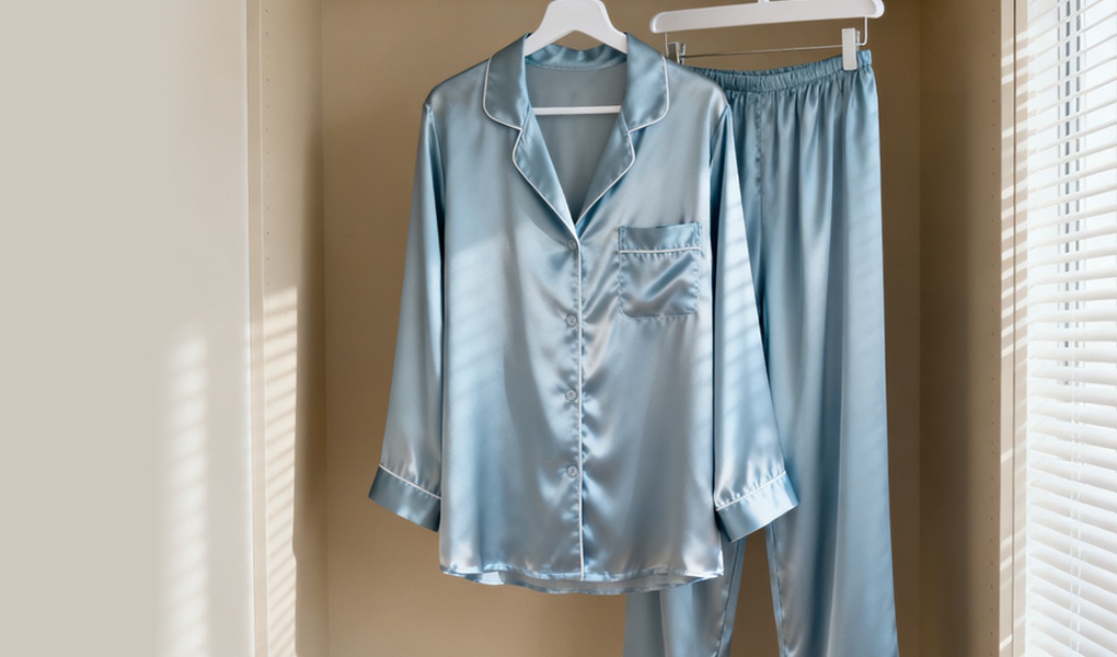 silk pajamas
