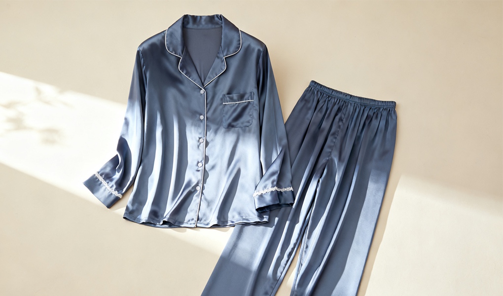 silk pajamas