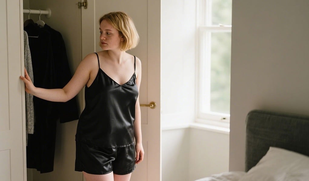 silk pajamas