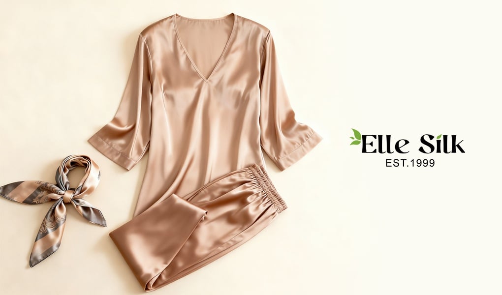 silk pajamas