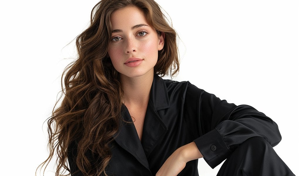 silk pajamas