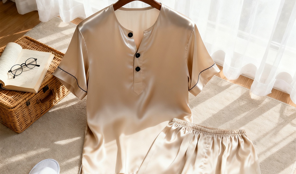 silk pajamas