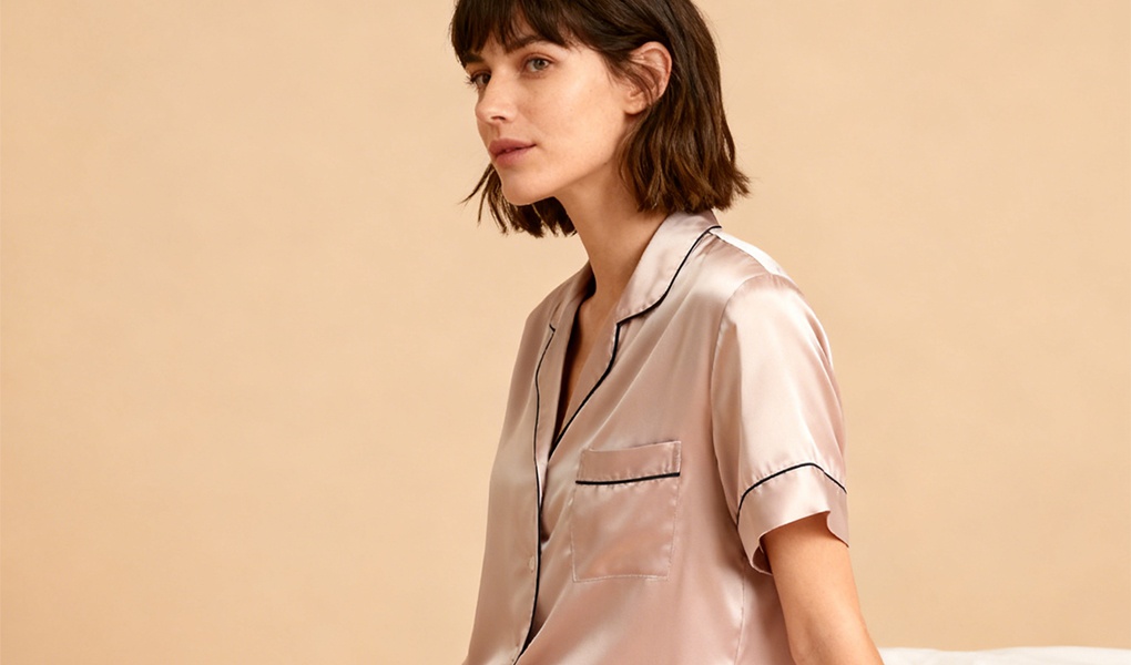 silk pajamas