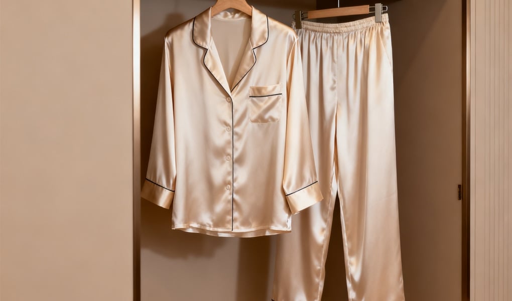 luxury silk pajamas in italy