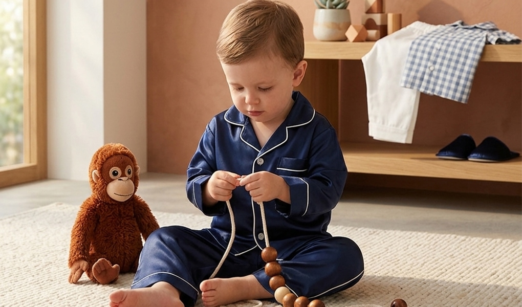 children’s silk pajamas