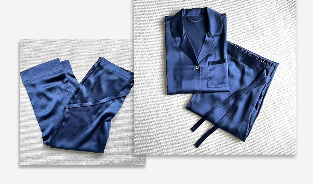 customizing silk pajamas