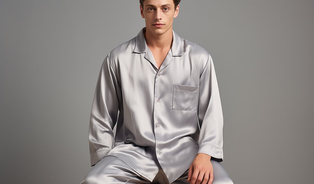 silk pajamas valentine’s gift for him