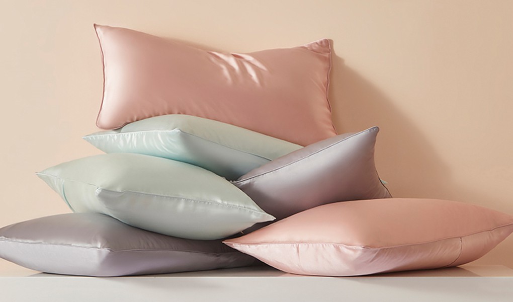 zipper silk pillowcase