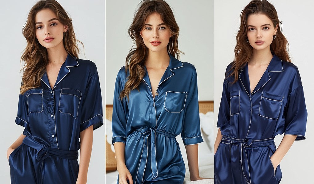 silk pyjama size