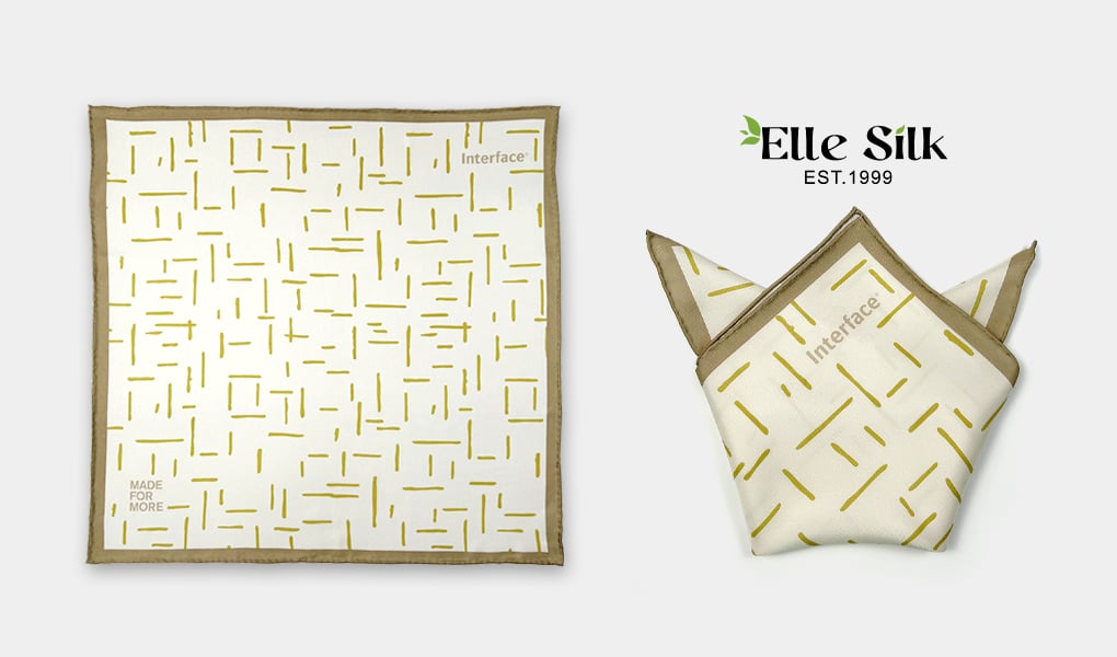 custom silk scarf