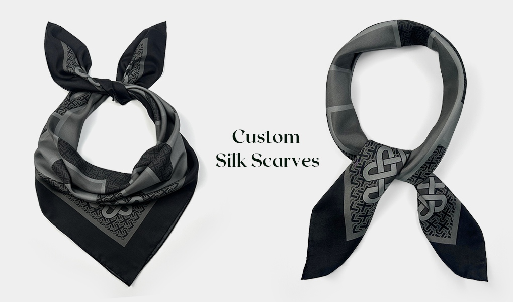 custom silk scarf
