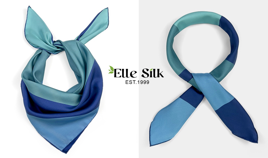 airline custom silk scarf