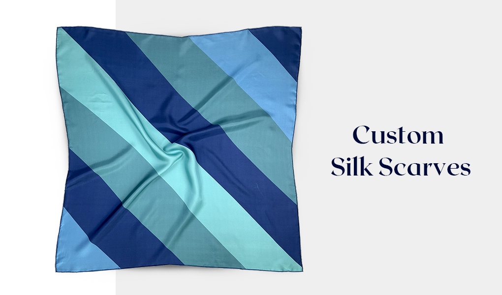 custom silk scarf