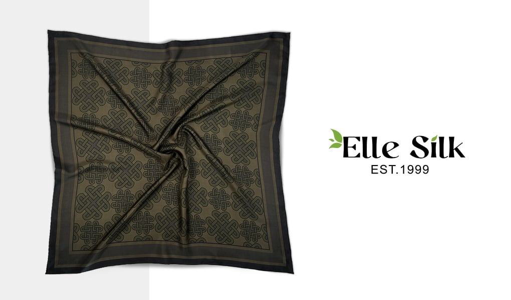 custom silk scarf digital printing