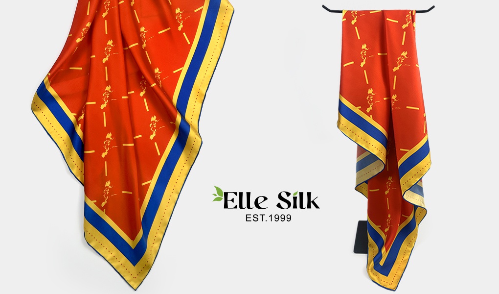 wash silk scarf