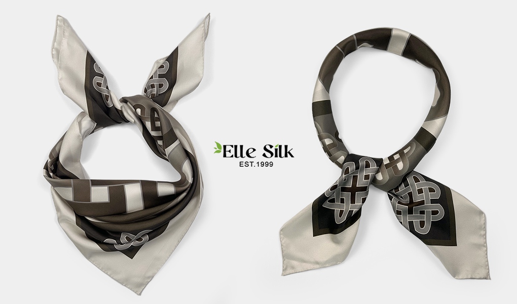 custom silk scarves rolled edge