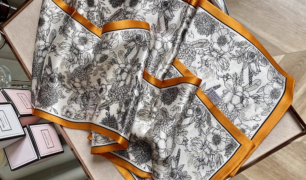 the elegance of charmeuse silk scarves