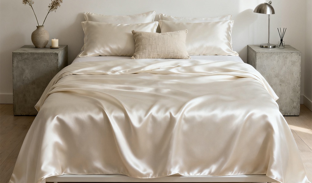 silk sheets caring
