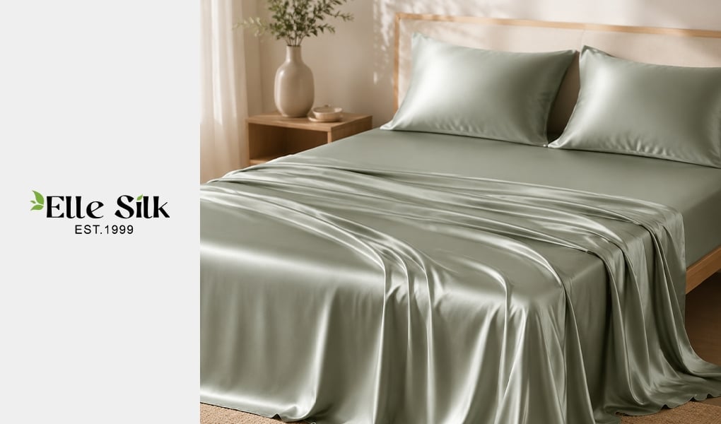 naturally dyed silk sheets designed for sensitive skin