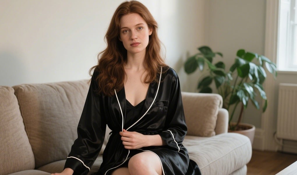 anti-static silk sleepwear