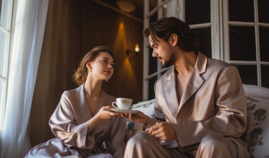 silk sleepwear