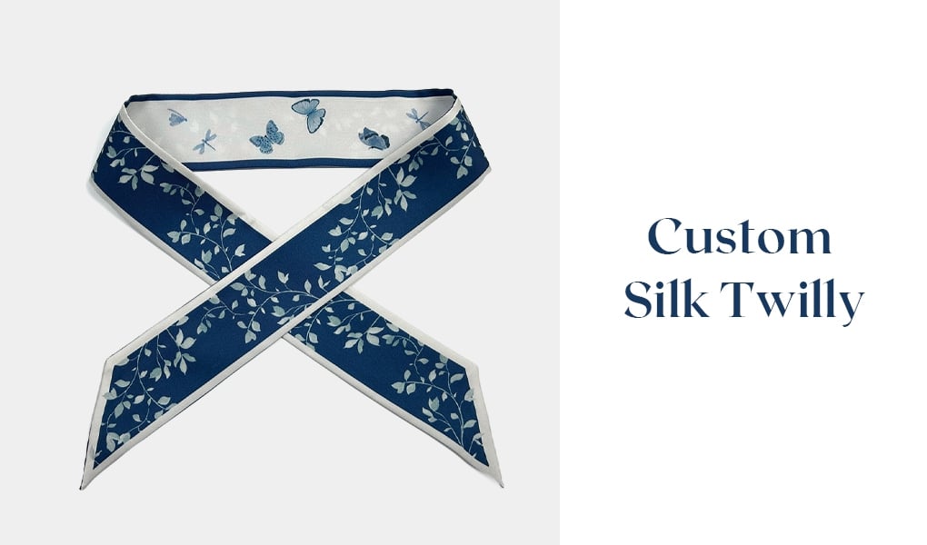 custom silk twilly