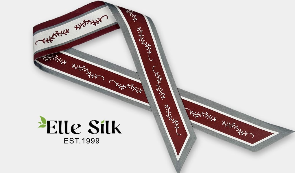 custom silk twilly