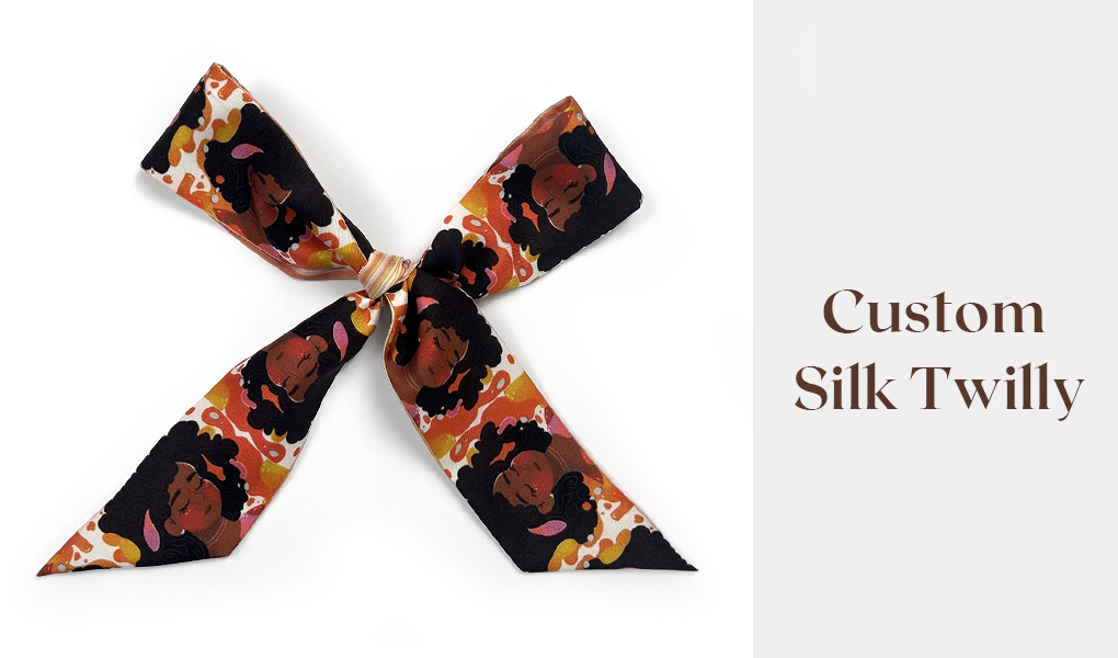 custom silk twilly