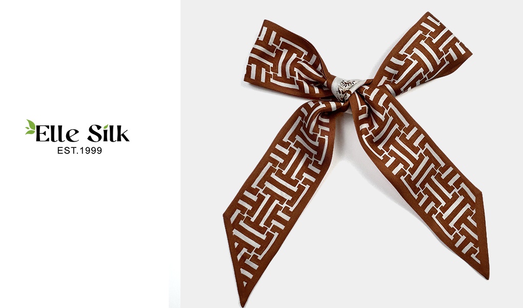 silk twilly for luxury car gifts
