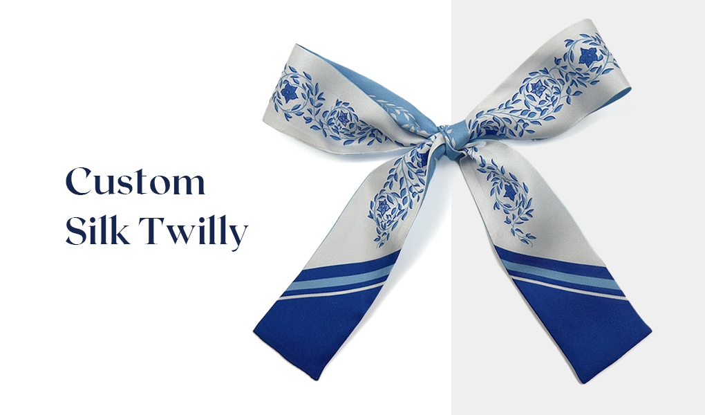 silk twilly and wine