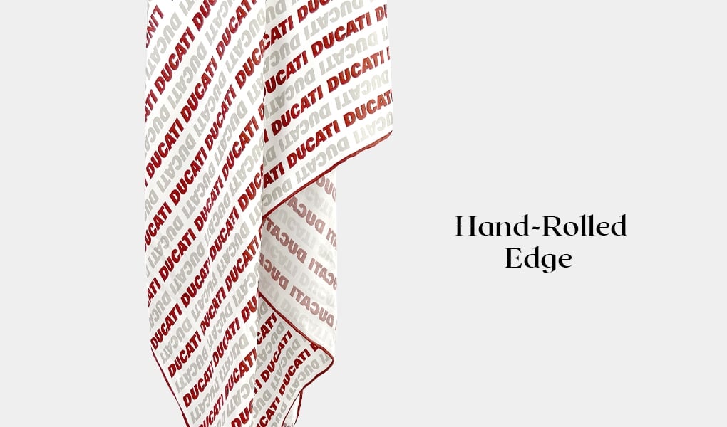custom silk scarf