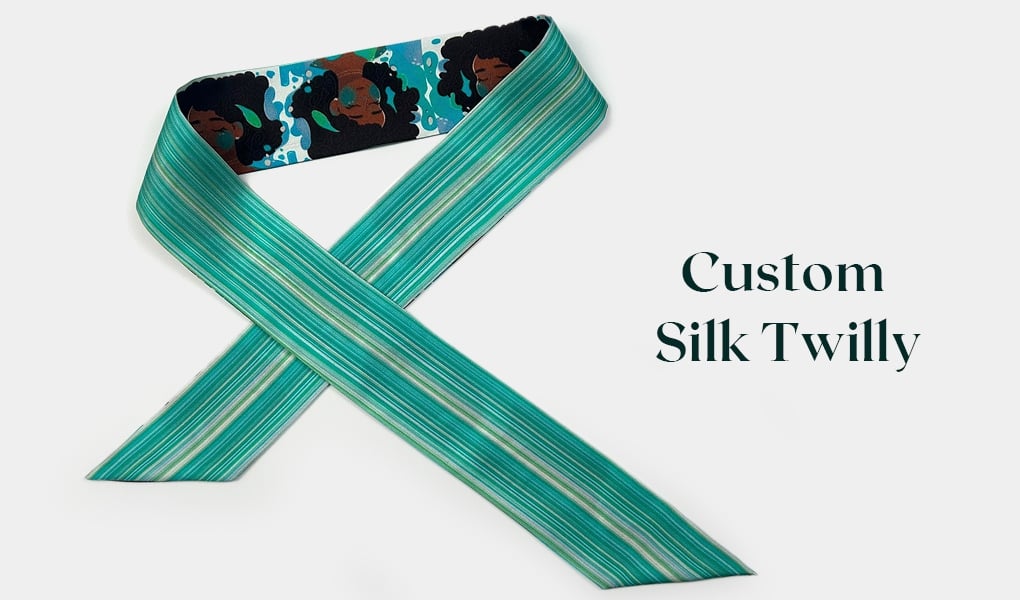 skinny silk scarf