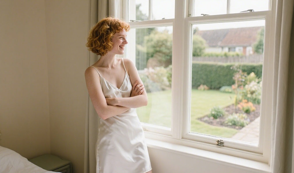 silk nightgown material