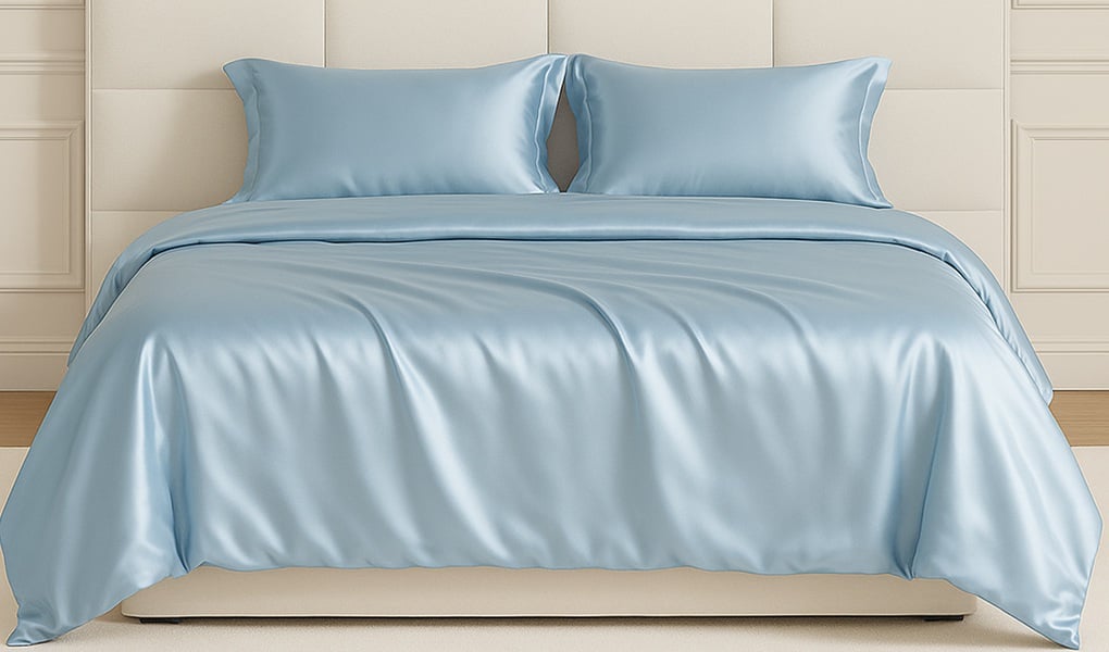 silk bed linen